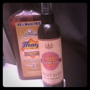 Hemps Golden Glow lotion/ self tanning w oil